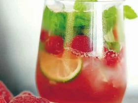 Mojito à la Rose et à la Framboise